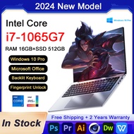 Lenovo Factory Gaming Laptop 2024 New Model Original Intel Core i7-1065G7 Processor 16GB RAM 512GB S