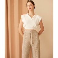 Clyde Knit Muscle Blouse - White