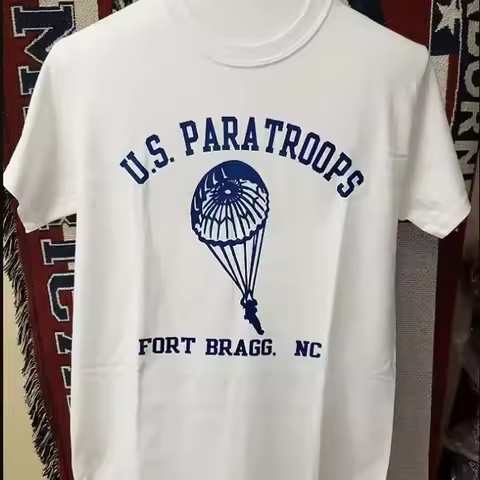 US Paratrooper T Shirt Size S 5XL New Cotton