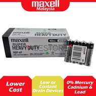 (Original) Maxell R6 / R03 Super Heavy Duty Economical AA / AAA Battery (4pcs / 8pcs / 40pcs)
