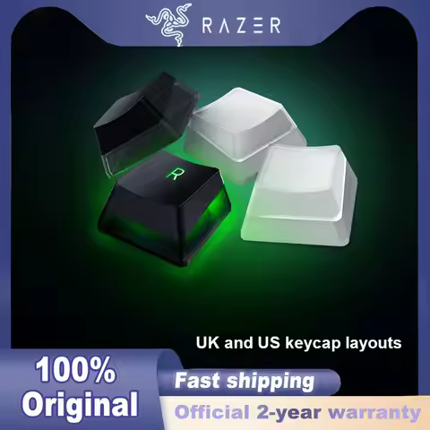 Razer Phantom Keycap Upgrade Set Unique Stealth Pudding Design Translucent Sides Bottom-Lasered Lege