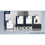 SENDEM YG89 PD25W Dual Ports USB+USB-C Fast Charger