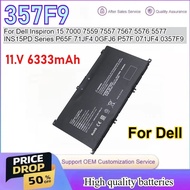 357F9 11.V 6333mAh Laptop Battery for Dell Inspiron 15 7000 7559 7557 7567 5576 5577 INS15PD Series 