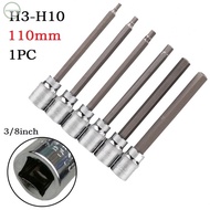 Smooth Hex Socket Adapter for 3/8 Drive Wrench Socket H3 H10