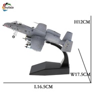 chulisia 1/100 Scale Model Toy A-10 Attack Plane Fighter Diecast Metal Plane