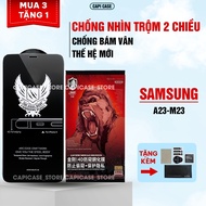 Samsung A23 / M23 tempered glass full screen anti-peeping, anti-scratch, screen protector | CNT CAPI