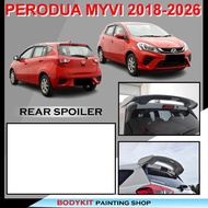 PERODUA MYVI 2018-2026 MV V2 STYLE SPOILER MATERIAL FIBER