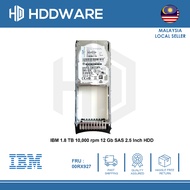IBM 1.8 TB 10,000 rpm 12 Gb SAS 2.5 Inch HDD // 00MN524 // 00RY148 // 00RX927 // 00Y5909