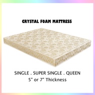 Seahorse 5 or 7 Inch Crystal Foam Mattress - Single, Super Single, Queen Size Mattress