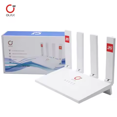 OLAX MC50 Pro 4G CPE Router Sim Card Slot Portable Universal 4 WAN Port Wireless Modem 2.4G Wi-Fi Fi