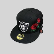 [BEST SELLER] TOPI NEW ERA ORIGINAL 5950 ROSES LV RAIDERS BLACK PROMO