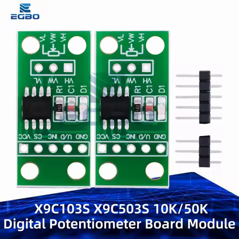 1~10PCS EGBO X9C103S X9C503S 10K/50K Digital Potentiometer Board Module DC3V-5V for Arduino