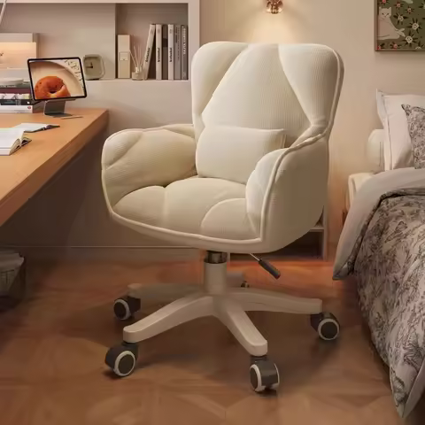 Computer Chair Dormitory Chair Girls Bedroom Comfortable Makeup Stool Office Ergonomic Desk Chair Ba