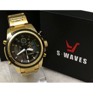 New Design S-Waves Digital Analogue Watch 5/8.8