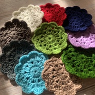 Flower Coaster Crochet / Alas Cawan Kait