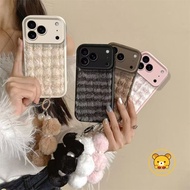 Ins Style Winter Plush Phone Case For Realme 14X 13 12 12X 10S 9 Pro SE 9i 8 8S 7 Q5 Q5X Q5i Q3 Q3S 