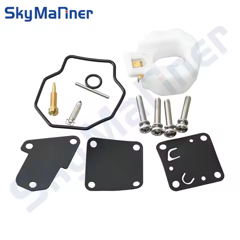 6E0-W0093-00 Carburetor Repair Kit For Yamaha Outboard Motor 4HP 5HP 2T 6E0-W0093 6E0-W0093-04 Boat 