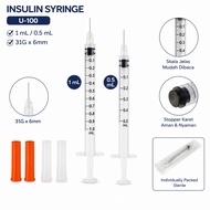 Insulin Syringe 31g 6mm 1ml & 0.5ml