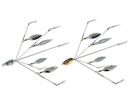 5 Arms Alabama Umbrella Rig Fishing Ultralight Tripod Bass Lures Bait Kit Junior Ultralight Willow B