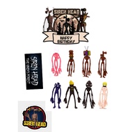 Siren Head topper cake the siren Forest