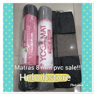 YOGA MAT/YOGA MATT 8 MM PVC UNISTAR ORIGINAL BONUS JAring BAG