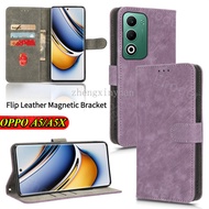 OPPO A5 / A5i / A5X / A5 Pro Flip Leather Wallet Case with Magnetic Closure, Shockproof Back Cover 2