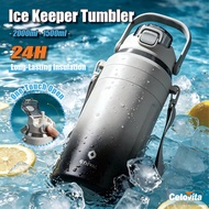 2000ml/1500ml Large Capacity Tumbler Tahan Sejuk 24 Jam – 316 Stainless Steel Botol Air Tahan Sejuk 