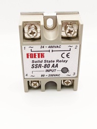 ออกบิลได้ SSR Solid State Relay Module AC-AC 25A 40A 75A 100A  แรงดันไฟฟ้า80-250V 220V AC 24-380V ACโหลด ทักเชท