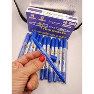 Hộp 12 Bút Lông Dầu 2 Đầu Gstar CD-9905