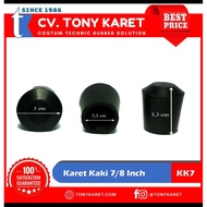 7/8 thick rubber feet