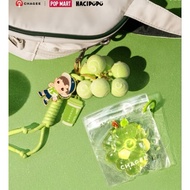 Chagee PopMart Hacipupu Tennis Charm and Squishy Grape