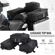 Motorcycle Top Box Bag 28L Water Proof Back Seat Luggage Case Beg Kotak Atas Trunk Accessories for B