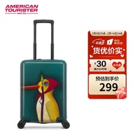 美旅箱包（AmericanTourister）登机箱行李箱卡通儿童万向轮旅行箱24英寸TH9哑光绿色/啄木鸟