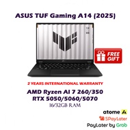 [2025] ASUS TUF Gaming A14 Laptop / AMD Ryzen AI 7 260 or 350 / RTX 5050 or 5060 or 5070