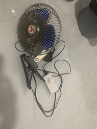 12V DC 電風扇連夾 家用 车用
