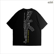 OVERLIMIT - PREMIUM OVERSIZE T-SHIRT Premium Cotton Combed 24s Streetwear Men's Distro T-Shirt/ BIG 