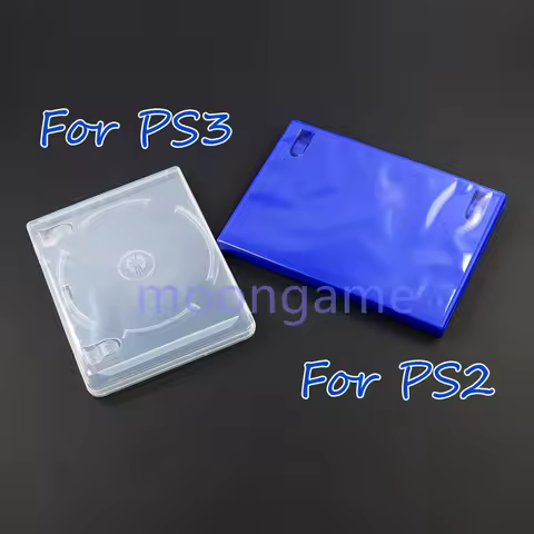 20pcs CD DVD Disc Plastic Case Capacity CD Storage Box For PS2 PS3 PS4 PS5 Protective Shell Accessor