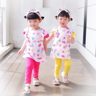 Cute cheap girls clothes | Children's and baby clothes sets | Fruit suit | Quince in summer