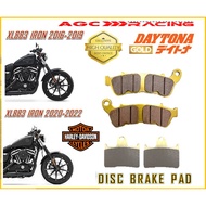 HD XL883 IRON 16-19 XL883 IRON 20-22 DISC BRAKE PADS GOLD QUALITY