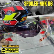 spoiler NHK R6 Spoiler Helm NHK Hitam bening murah