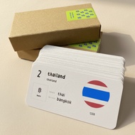 Educational World Country Flag Flash Card - Litoo