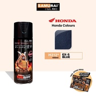 Samurai H212 Ex-5 Blue Honda Colour - Aerosol Coating Spray Paint for Automotive Car Motorcycle