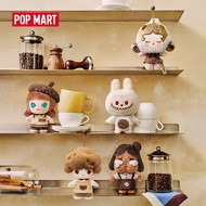 POP MART POP BEAN Coffee Factory Series-Plush Pendant Blind Box Action Toys Figure Birthday Gift Kid