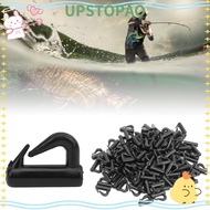 UPSTOPAO 200PCS Rotating Snaps, Lightweight Black Clevis Snaps, Portable 13mm Plastic Quick Change S