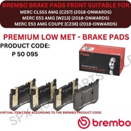 BREMBO GENUINE DISC BRAKE PAD FRONT FOR MERC CLS53 AMG [C257] '19YR / E53 AMG [W213] '19YR / E53 AMG