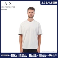 AX Armani Exchange เสื้อยืดผู้ชาย รุ่น AX 6DZTHQ ZJ9AZ1116 - สีออฟไวท์