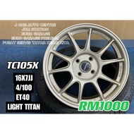 TC105X 16inc MYVI BEZZA SAGA VIOS CITY JAZZ