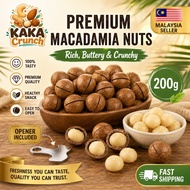 Ready stock - macadamia nuts 1kg -READY TO EAT-free kunci Food Snacks Pedas