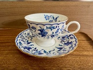 Narumi 藍風鈴高腳 骨瓷咖啡杯