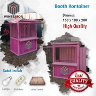 Booth Container Gerobak Kontainer Gerobak Booth Stand Container